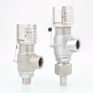 Soupape de sécurité en acier inoxydable A21H filetée, 25 bars, à pression réglable, pour eau, air, ammoniac, type basse température - Product Image 1