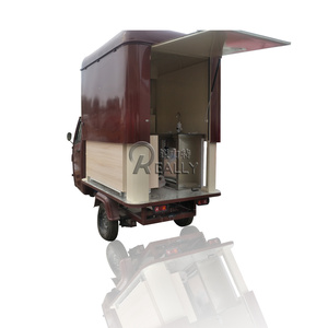 OEM özelleştirilmiş elektrikli Ape gıda kamyon mobil kahve dondurma bisiklet CE sertifikası ile <span class=keywords><strong>3</strong></span> tekerlekler üç tekerlekli bisiklet Tuk Tuk - Product Image 4