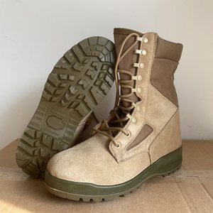 Botas de Senderismo TSB21 de Gamuza Marrón, Impermeables, con Cordones, Tácticas para Exteriores, para Todas las Estaciones, Calzado de Trekking, Venta al Por Mayor, MOQ - Product Image 1