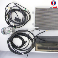 Nouveau climatiseur de cabine 12V/24V à montage sur toit, design fin, pour camions, tracteurs, chariots élévateurs et machines agricoles, IATF16949 Sdkb
