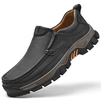 Chaussures de marche en toile pour hommes Explosions avec semelle extérieure en caoutchouc, bout fermé et embout composite, chaussures décontractées d'automne