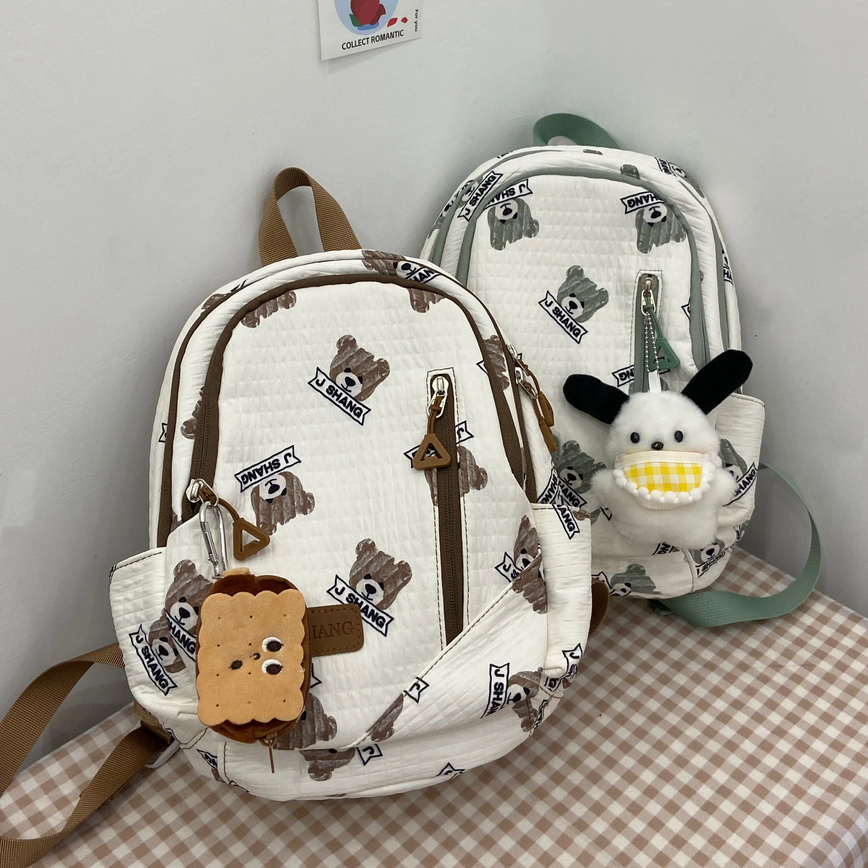 Neue Freizeittaschen Stickerei Stoff Damen anderer Rucksack schön Großhandel personalisierbare Stofftaschen für Damen bolsos