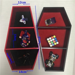 Gothic Trang Trí Nội Thất Màu Đen Gỗ Nổi Kệ Bằng Gỗ Quan Tài Kệ Với Có Thể Tháo Rời Ngăn Gỗ Quan Tài Kệ Cho Phòng Ngủ Nhà Bếp - Product Image 6