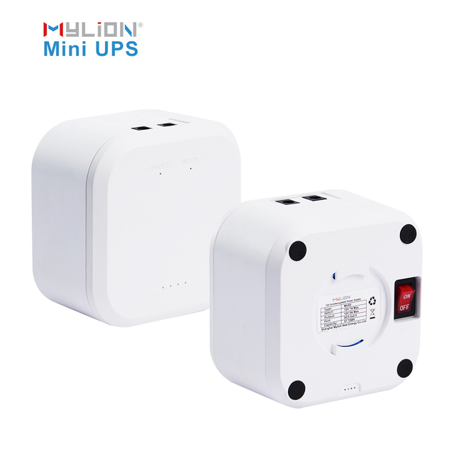 MU05 DC UPS Single Phase Lithium Battery Mini Backup for WiFi Routers Modems & Smart Devices