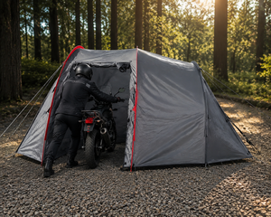 <span class=keywords><strong>Tienda</strong></span> <span class=keywords><strong>de</strong></span> <span class=keywords><strong>Campaña</strong></span> para Motocicleta con Logo Personalizado, Ligera e Impermeable para 1-2 Personas, Refugio Portátil para Viajes y Aventuras - Product Image 5