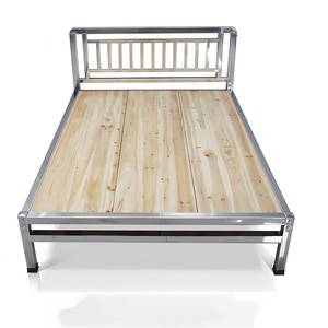 Vente Directe d'Usine Lit en Acier Inoxydable Amovible et Stable Mobilier de Chambre pour Hôpital Maison de Retraite <span class=keywords><strong>Appartement</strong></span> en Métal - Product Image 6