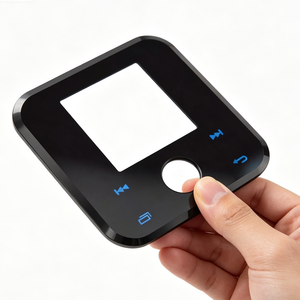 Panneau avant PMMA personnalisé de marque, revêtement graphique en PVC plastique de haute qualité, panneau en verre pour interrupteur intelligent, sérigraphié et verni - Product Image 5