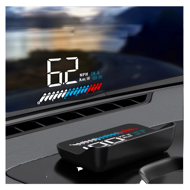 Hot Sale Universal Smart Obd and Gps Hud Head up Display OBD2 Gauge HUD With LCD Projection Universal Digital Speedometer