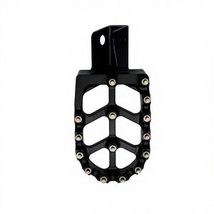 Repose-pieds inférieur en alliage d'aluminium CNC pour moto KLR 650 2011-2022 Rally, anodisé multicolore, haute qualité, marque Tera - Product Image 2