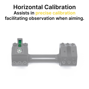 Support de lunette cantilever en aluminium BANGBANG avec calibrage horizontal pour rail de 11 mm, hauteur du tube de 1 pouce/30 mm, hauteur du centre 1,14 - Product Image 3