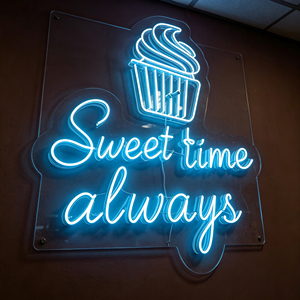 Enseigne néon personnalisée en cristal gratuite – Bande LED néon murale personnalisée IP67 pour chambres et fêtes, sans frais de conception, décor dimmable - Product Image 3