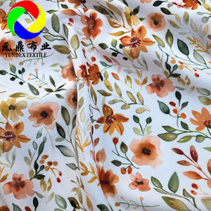 Venta al por mayor 100% poliéster Floral Cey Airflow tela impresa digital personalizada Cey crepé tela arrugada <span class=keywords><strong>para</strong></span> vestido de mujer - Product Image 2