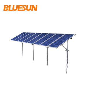 BLUESUN Tùy Chỉnh Năng Lượng Mặt Trời Mô-đun Gắn Chân Đế Mái Mặt Đất Solar Panel Gắn Hệ Thống Năng Lượng Mặt Trời Đỗ Xe Có Mái Gắn Cấu Trúc - Product Image 1