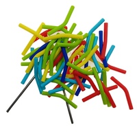 Couvre-paille en Silicone, 1 pièce, 8mm, embouts de paille en acier inoxydable, couvertures de paille en métal