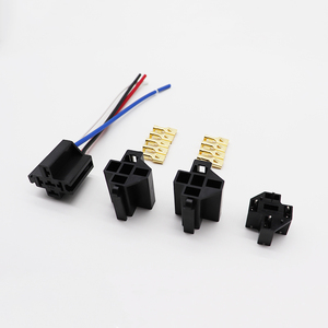Ổ Cắm Tiếp Sức 4Pin/5PIN Cho Rơle Tự Động 40A JD Series-Ổ Cắm Loại Lego Với Bộ Kết Nối/Với 14 + 16 Dây AWG/PCB - Product Image 1