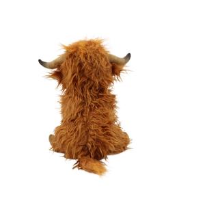 Peluche Popolare di Mucca delle Highland Scozzesi, Realistica Bambola di Mucca a Pelo Lungo in Cotone PP, 31cm-50cm - Product Image 5