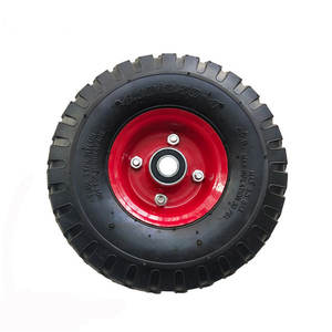 Fabrik preis 260x85 Aufblasbares Gummi rad mit Nadellagern für Handwagen/Handwagen/Elektro roller - Product Image 2
