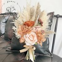 Bouquet de mariée en fleurs séchées Sola, écologique, multi-usage, diffuseur d'aromathérapie Naturecho Studion, décoration pour la mariée