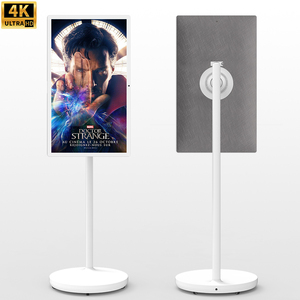 Écran d'affichage numérique LED intelligent 32 pouces, portable, 4K, Android 15.0, écran tactile, haut-parleur intégré, blanc, pour hôtel, bienvenue - Product Image 1