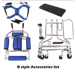 Bingkai berdiri anak-anak, peralatan rehabilitasi anak-anak dengan rangka berdiri cerebal Palsy, bingkai jalan Walker, alat bantu Jalan Stroke - Product Image 5