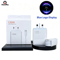 Chargeur mural rapide PD 120W 1 port avec matériau ignifuge en PC et prises UK/US/EU pour téléphone portable modèle MC-22