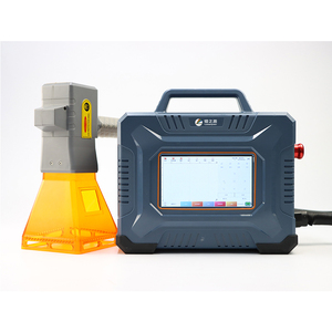 Machine de marquage laser portable à fibre économique 20W pour métal plastique nouvel état prend en charge les formats graphiques DXF PLT BMP - Product Image 1