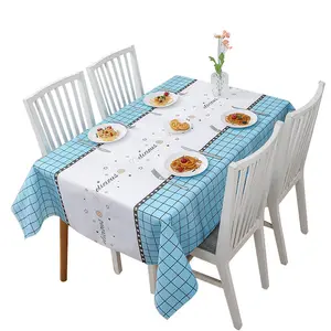 High Quality Waterproof Outdoor Table Cover Look Fitted Tablecloth For The Dining Room Party Wedding