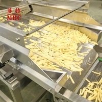 Mbc Commerciële Volautomatische Gefrituurde Chips Maken Machine Bevroren Frietjes Productielijn