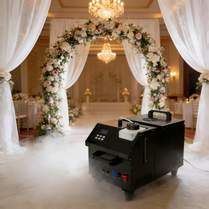Machine à brouillard bas 1500W à base d'eau, mini, avec télécommande DMX, pour mariage, DJ, discothèque - Product Image 2