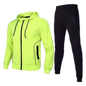 Nuevo Diseño, Conjunto Deportivo de Manga Larga con Cierre para Hombre, Ecológico, de Secado Rápido, Traje Deportivo Informal de Invierno de 2 Piezas - Product Image 1