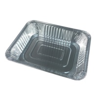 Récipient en aluminium profond demi-taille plateau en aluminium cuisson gril de service cuisson gâteau casserole en aluminium récipient alimentaire jetable casserole en aluminium