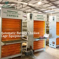 Hightop Automatic Chicken Equipment A Type Battery Layer Poultry Farming Cage Systems with Automatic Feeding Machine