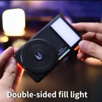 Lampe magnétique pour selfie compatible avec MagSafe IPhone, éclairage LED pliable pour anneau de remplissage de téléphone avec miroir