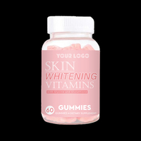 Gummies 100% Naturelles pour Éclaircir la Peau, Antioxydantes, Hydratantes, Unifiant le Teint et Éliminant les Taches Brunes, à la Biotine et au Collagène, pour Adultes