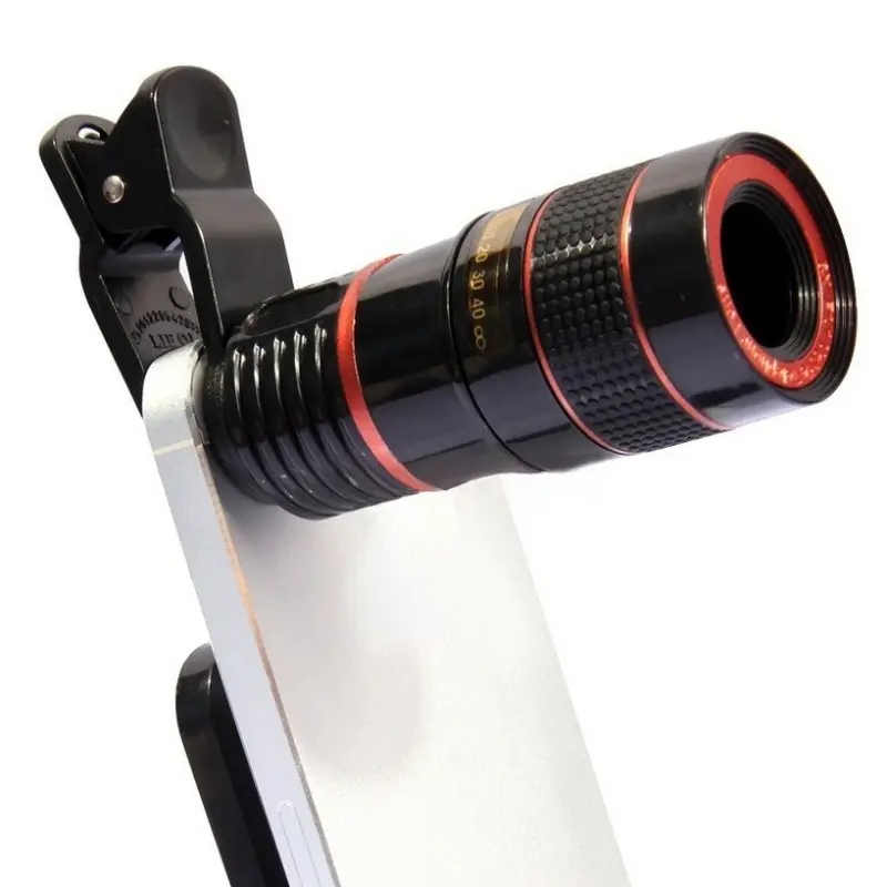 free sample Hot Selling 12X Optical Zoom Telescope extra phone camera telephoto lenses mobile phone lens zoom 4k