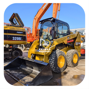 Original America Used Skid Steer Loader CAT246D 236D 249D 258D 1 Ton 4x4 Wheel Drive CE EPA Certified Japan Import Gearbox <b>Pump</b> - Product Image 1
