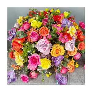 Thiết kế mới đầy màu sắc Nhân Tạo Hoa bóng hoa sắp xếp trung tâm cho đám cưới và tổ chức sự kiện trang trí