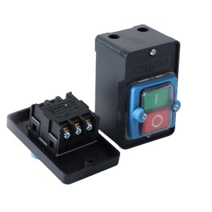 Interrupteur à bouton-poussoir de commande industrielle YiHe, étanche IP65, 380V 10A 1NO1NC, construction en plastique et cuivre - Product Image 2