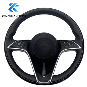 Volant en fibre de carbone forgé personnalisé pour <span class=keywords><strong>Mercedes</strong></span> <span class=keywords><strong>Benz</strong></span> A B C E S G W219 C300 C63 <span class=keywords><strong>CLA</strong></span> <span class=keywords><strong>180</strong></span> <span class=keywords><strong>AMG</strong></span> C300 GT GTR SUV Sans airbag - Product Image 5