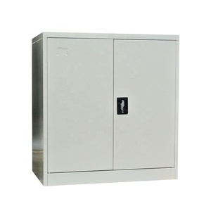 Modern 2-Door <strong>Cupboard</strong> Customizable Steel File Display Cabinet <strong>Small</strong> Office <strong>Storage</strong> with Short Design by Factory - Product Image 2