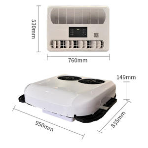 Sistema de <span class=keywords><strong>aire</strong></span> <span class=keywords><strong>acondicionado</strong></span> para camiones 12V 24 voltios <span class=keywords><strong>techo</strong></span> semiaire <span class=keywords><strong>acondicionado</strong></span>, adecuado para caravana excavadora camión durmiente RV <span class=keywords><strong>casa</strong></span> - Product Image 1