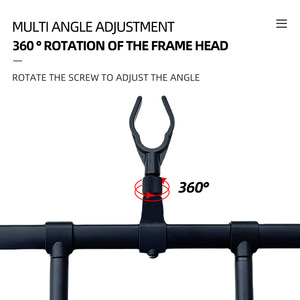 Suporte de haste dobrável de várias cabeças de estilo europeu, torre de dupla finalidade Ground <span class=keywords><strong>Spike</strong></span> <span class=keywords><strong>Rod</strong></span> Stand - Product Image 5
