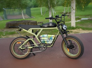 Venta <span class=keywords><strong>caliente</strong></span> de fábrica de bicicletas de origen directamente al por mayor de doble asiento de la batería de litio neumático gordo Vintage bicicleta eléctrica de carretera Ebike - Product Image 3