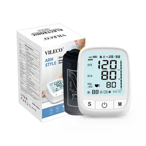 批发便携式上臂bp机电子表数字血压计自动血压计