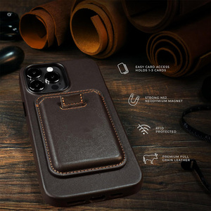 Bán buôn tùy chỉnh PU Leather Wallet với nam châm mạnh mẽ <span class=keywords><strong>iPhone</strong></span> 17pro Max chủ thẻ và trường hợp cho doanh nghiệp sử dụng - Product Image 5