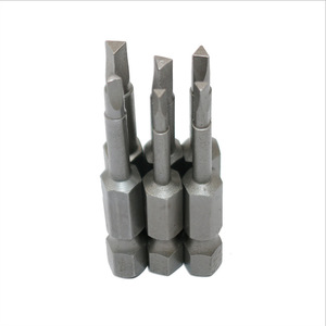 Punta de destornillador neumático triangular de acero FSYMX S2, forma irregular magnética de 1/4 de pulgada para herramientas neumáticas y eléctricas - Product Image 4