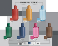 Échantillon gratuit 100-500 ml pour bouteille de shampoing en PET avec impression de logo personnalisée, bouchon à vis pour l'emballage du shampoing