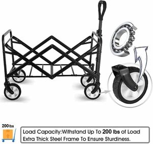 Wagon <span class=keywords><strong>pliable</strong></span> <span class=keywords><strong>pliable</strong></span>, <span class=keywords><strong>chariot</strong></span> <span class=keywords><strong>de</strong></span> <span class=keywords><strong>plage</strong></span> <span class=keywords><strong>de</strong></span> grande capacité, <span class=keywords><strong>chariot</strong></span> pliant robuste portable pour le sport, le shopping, le camping - Product Image 4
