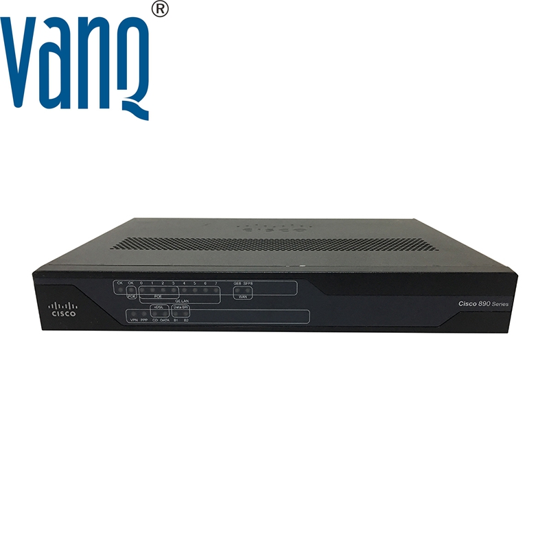 Used Original 897VA  Gigabit Ethernet security router with SFP and VDSL/ADSL2+ Ann...