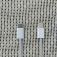 Cable USB-C de Carga Rápida PD de 60W con Trenzado de Nailon y Revestimiento de TPE, Cable de Transferencia de Datos de Carga Rápida para iPhone 17/16/15, Cámara y Computadora